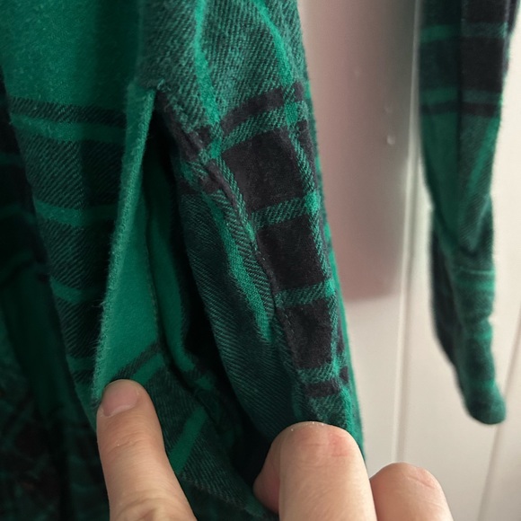 Harlow Green and Black Plaid Shirt - Picture 5 of 5